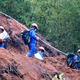 Search party members are pictured at an accident site in Wuzhou, Guangxi Zhuang Autonomous Region on March 24, 2022. A